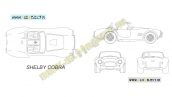 بلاک اتوکد ماشین Shelby Cobra